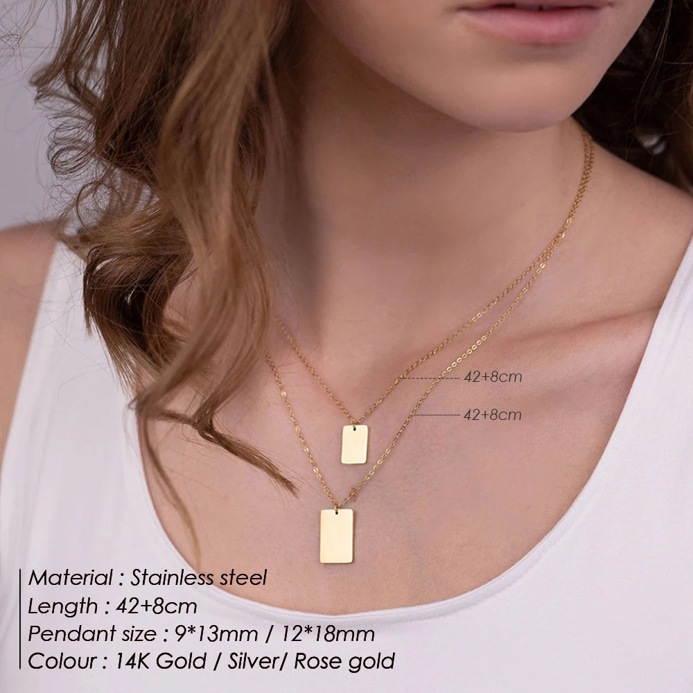 e-Manco Trendy Multi Layered Stainless Steel Necklace Women Dainty Imitation Pearls Choker Necklace for Women